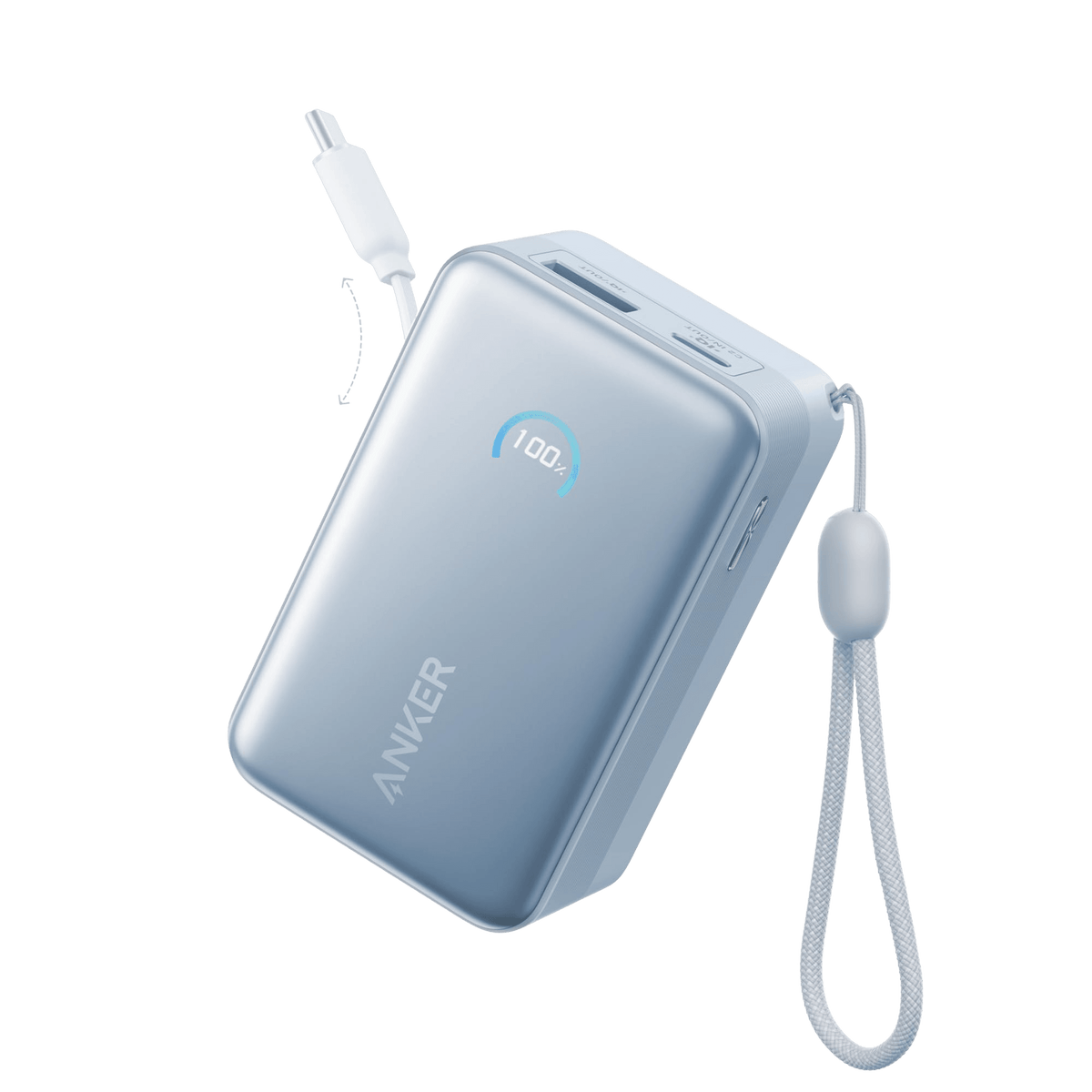Anker Nano Power Bank (10K, 45W, Built-In Retractable USB-C Cable) - A-1 Thread Vault
