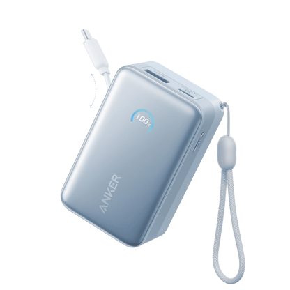 Anker Nano Power Bank (10K, 45W, Built-In Retractable USB-C Cable) - A-1 Thread Vault