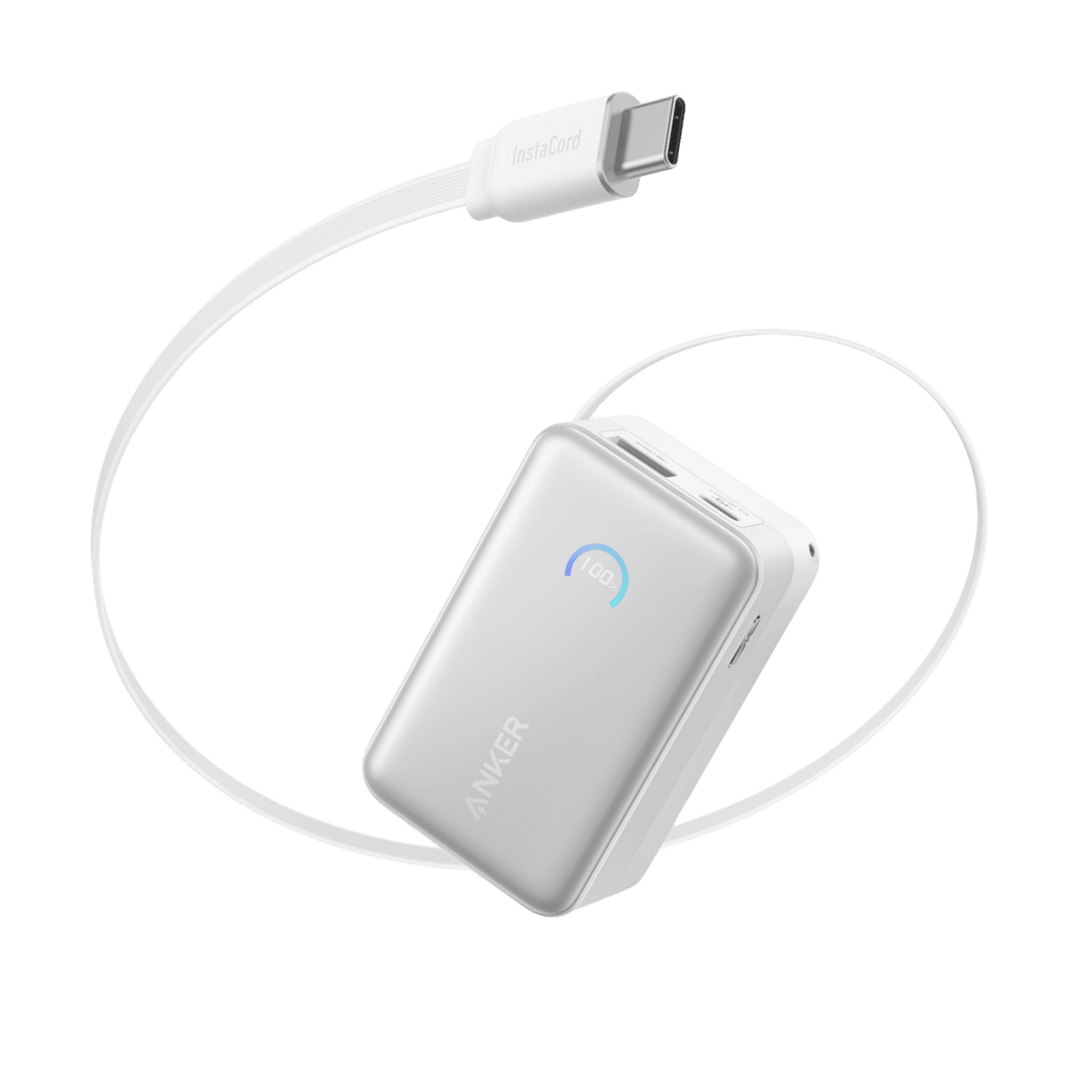 Anker Nano Power Bank (10K, 45W, Built-In Retractable USB-C Cable) - A-1 Thread Vault
