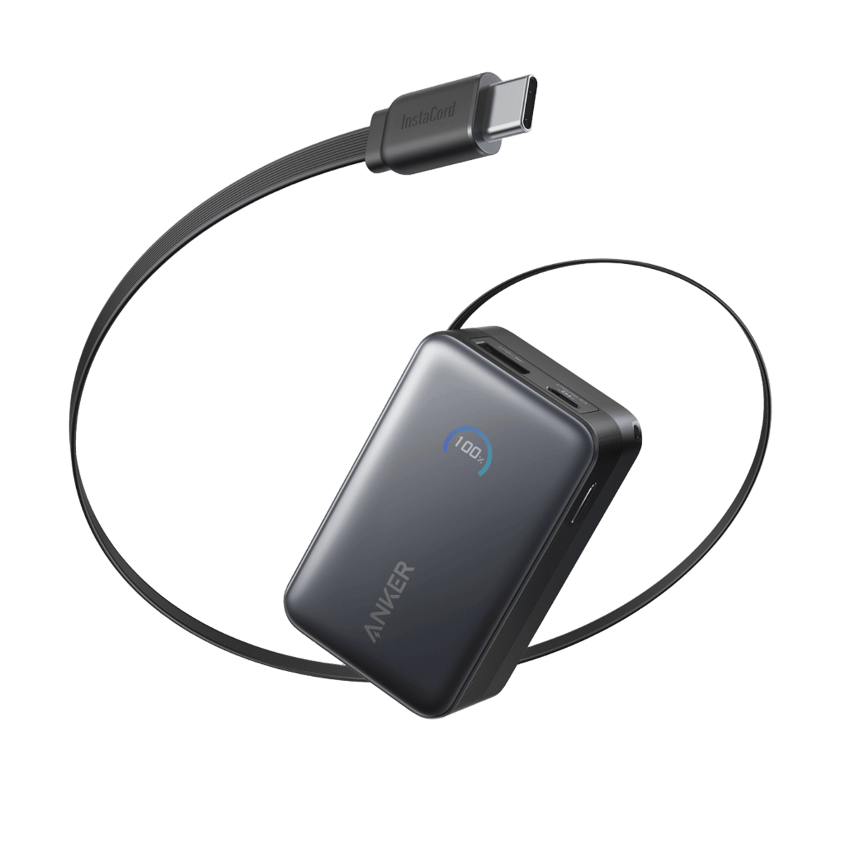 Anker Nano Power Bank (10K, 45W, Built-In Retractable USB-C Cable) - A-1 Thread Vault
