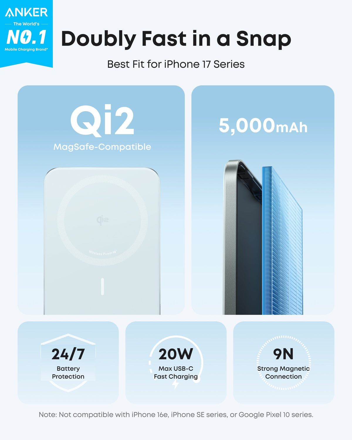 Anker Nano Power Bank (5K, MagGo, Slim) - A-1 Thread Vault