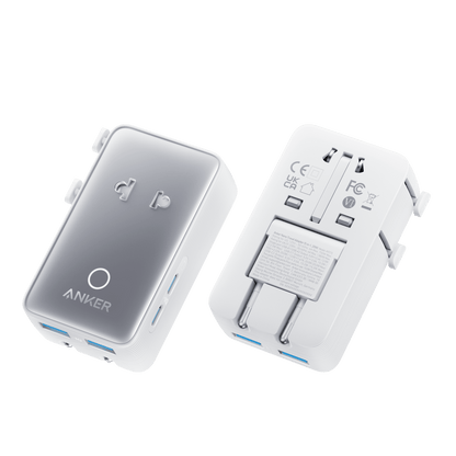 Anker Nano Travel Adapter (5-in-1, 20W, 1-Pack) - A-1 Thread Vault