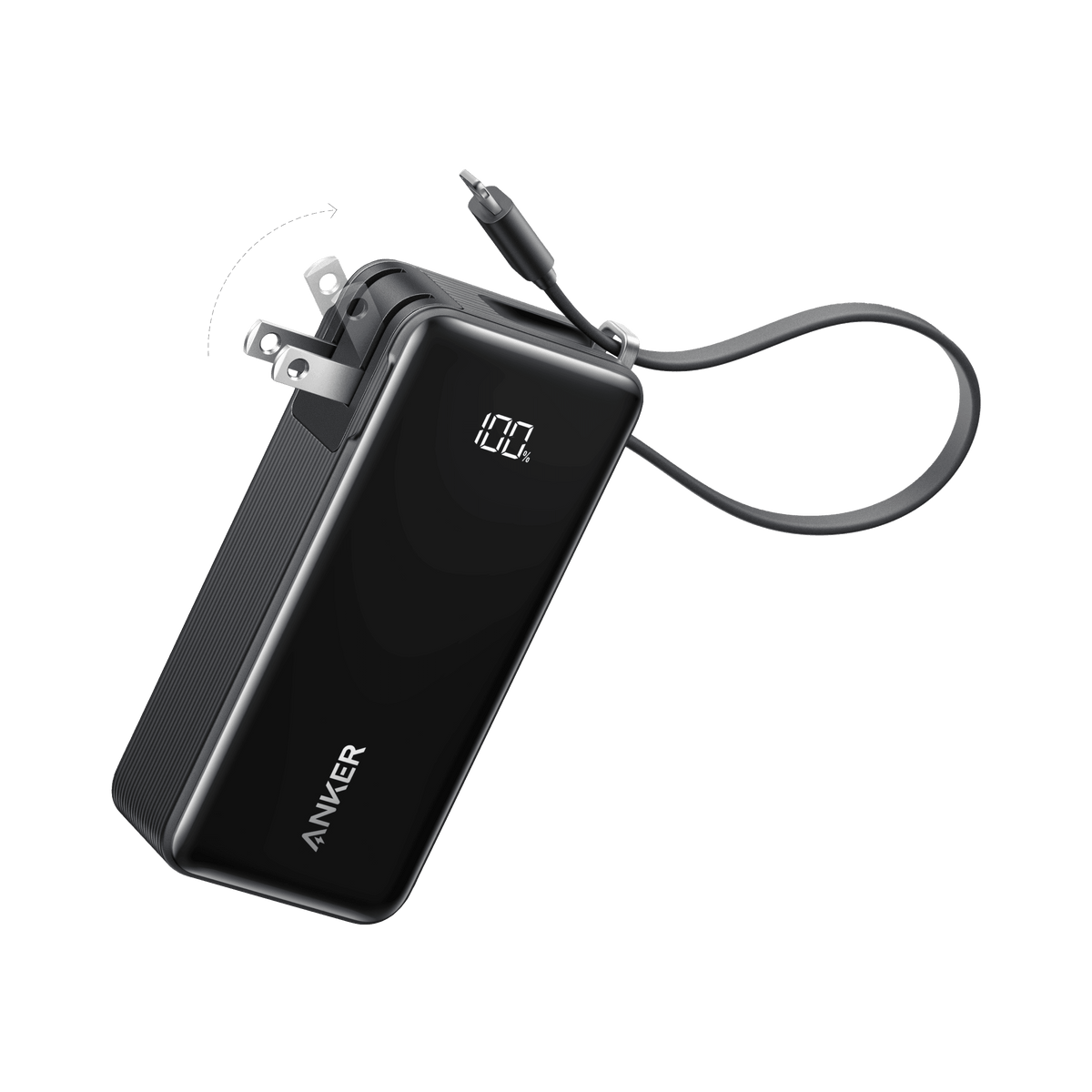 Anker Power Bank (10K, Fusion, Built-In Cable) - A-1 Thread Vault