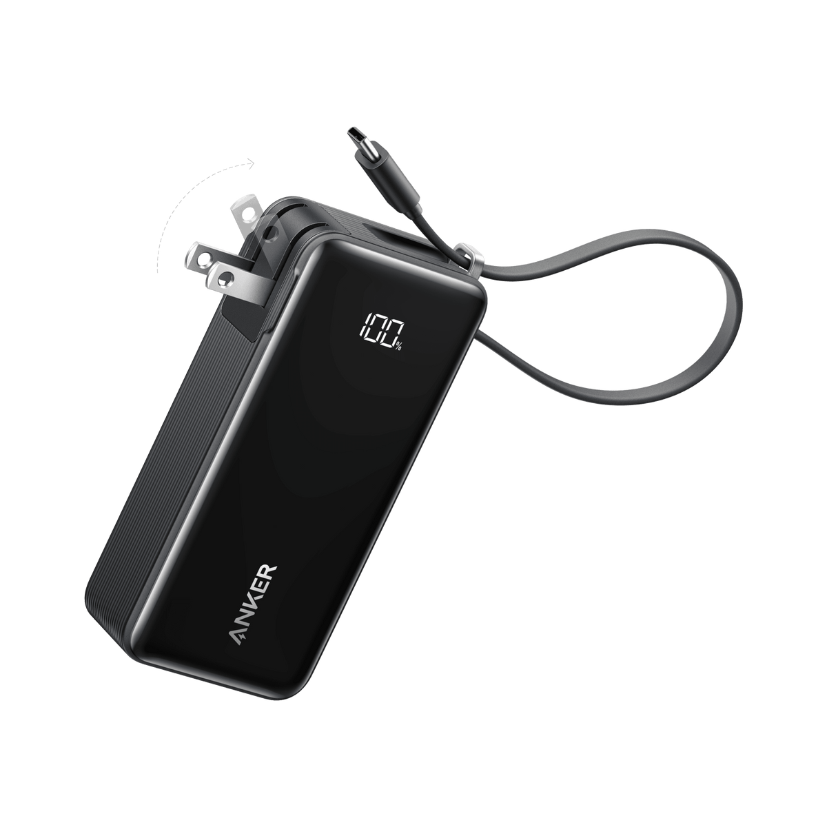 Anker Power Bank (10K, Fusion, Built-In Cable) - A-1 Thread Vault