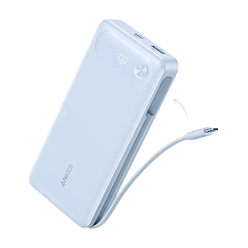 Anker Power Bank (20K, 87W, Built-In USB-C Cable) - A-1 Thread Vault