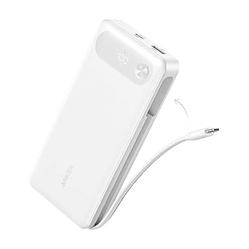 Anker Power Bank (20K, 87W, Built-In USB-C Cable) - A-1 Thread Vault