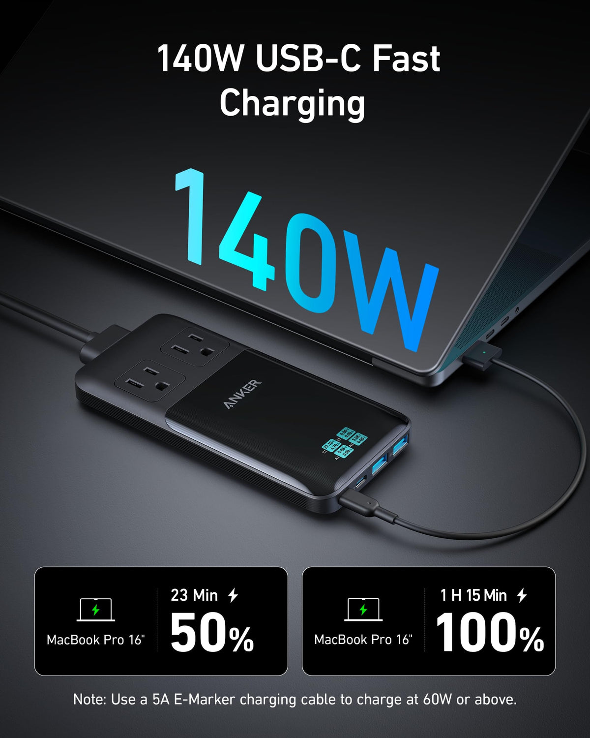 Anker Prime 6-in-1 Charging Station (140W) - A-1 Thread Vault