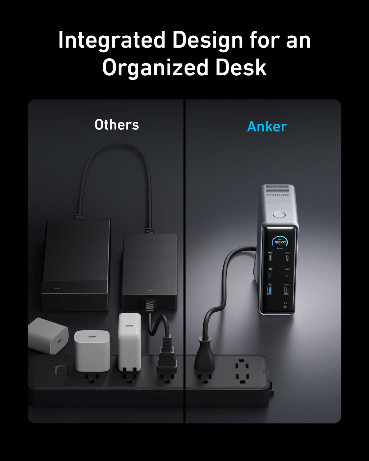 Anker Prime Charging Docking Station (14-in-1, Dual Display, 160W) - A-1 Thread Vault