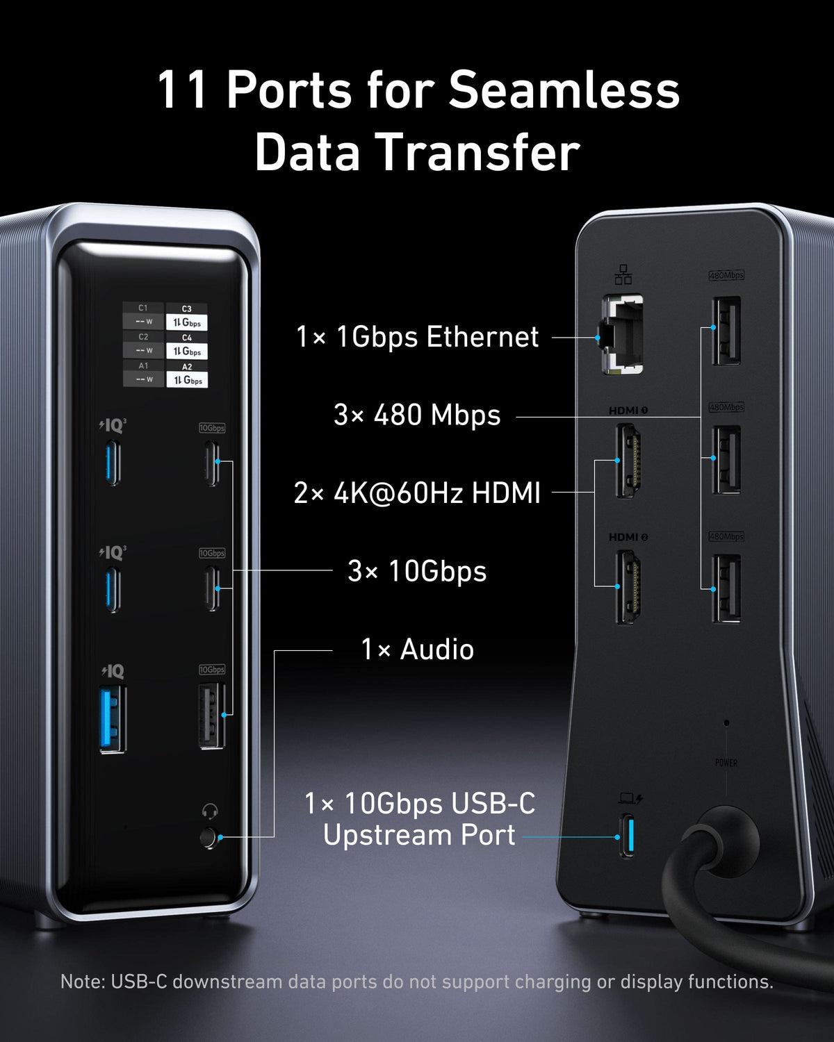 Anker Prime Charging Docking Station (14-in-1, Dual Display, 160W) - A-1 Thread Vault