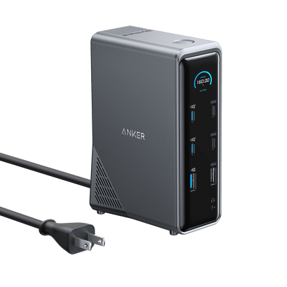 Anker Prime Charging Docking Station (14-in-1, Dual Display, 160W) - A-1 Thread Vault