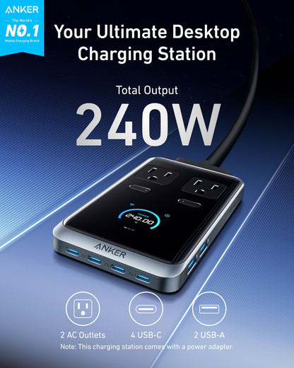 Anker Prime Charging Station (8-in-1, 240W) - A-1 Thread Vault