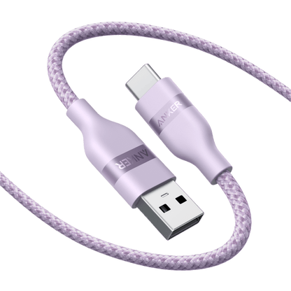 Anker USB-A to USB-C Cable (3 ft / 6 ft, Upcycled-Braided) - A-1 Thread Vault