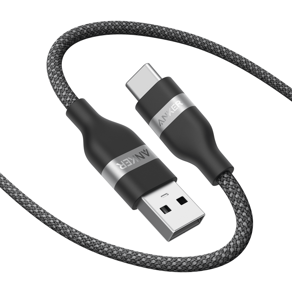 Anker USB-A to USB-C Cable (3 ft / 6 ft, Upcycled-Braided) - A-1 Thread Vault
