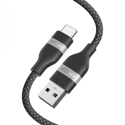Anker USB-A to USB-C Cable (3 ft / 6 ft, Upcycled-Braided) - A-1 Thread Vault