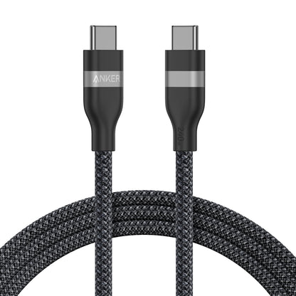Anker USB-C to USB-C Cable (3 ft / 6 ft, 240W, Upcycled-Braided) - A-1 Thread Vault