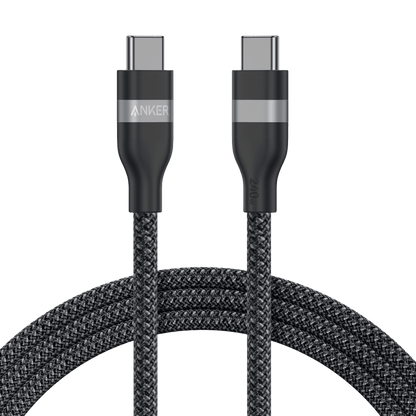 Anker USB-C to USB-C Cable (3 ft / 6 ft, 240W, Upcycled-Braided) - A-1 Thread Vault