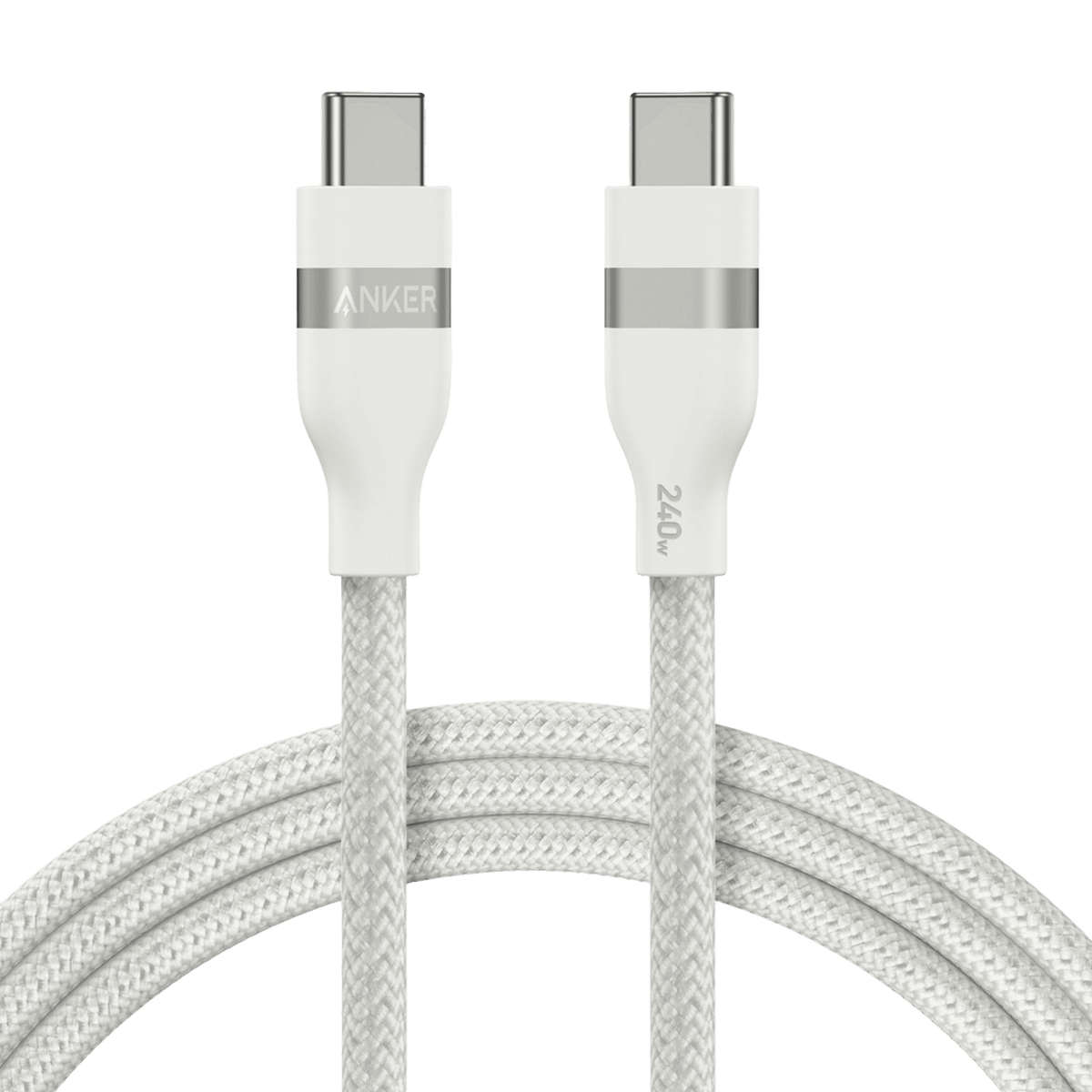 Anker USB-C to USB-C Cable (3 ft / 6 ft, 240W, Upcycled-Braided) - A-1 Thread Vault