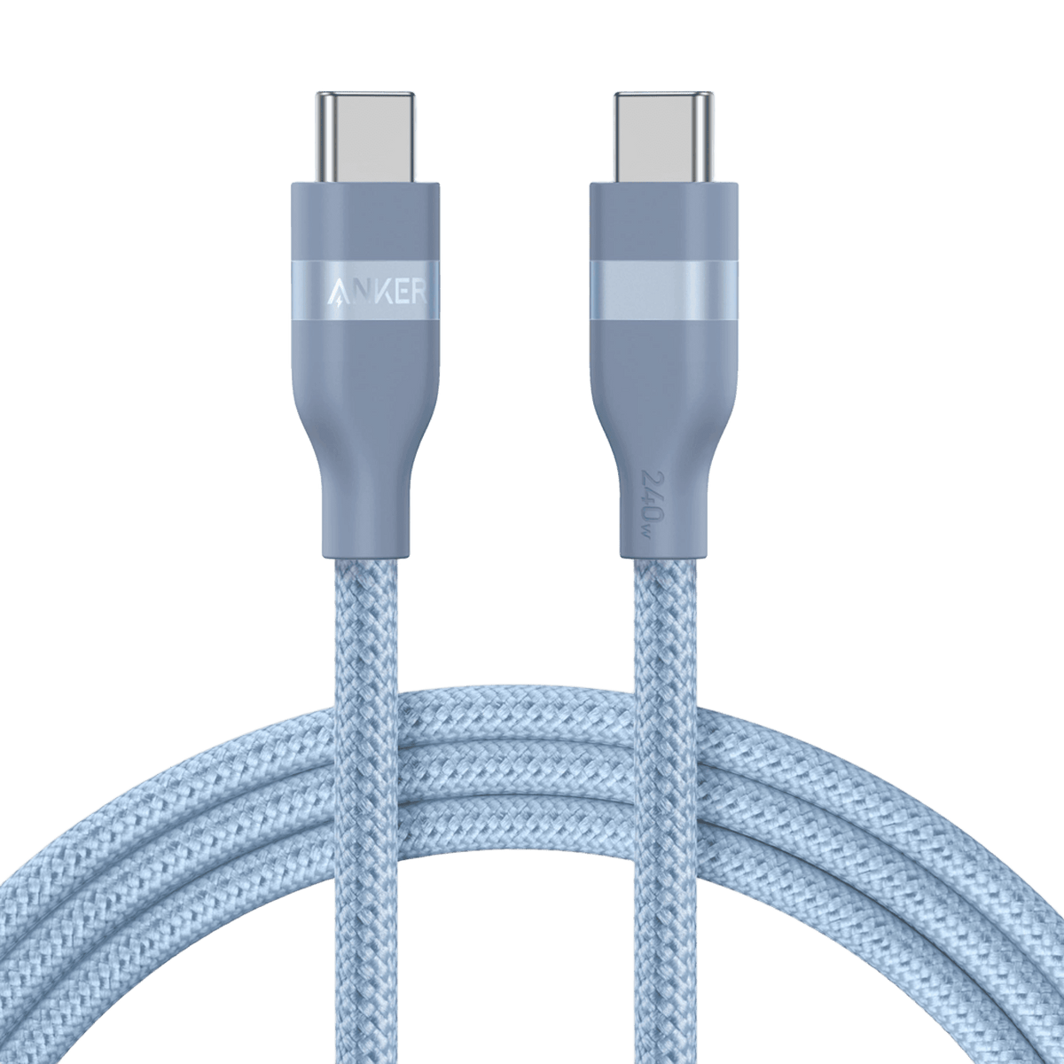 Anker USB-C to USB-C Cable (3 ft / 6 ft, 240W, Upcycled-Braided) - A-1 Thread Vault