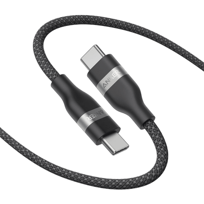 Anker USB-C to USB-C Cable (3 ft / 6 ft, 240W, Upcycled-Braided) - A-1 Thread Vault