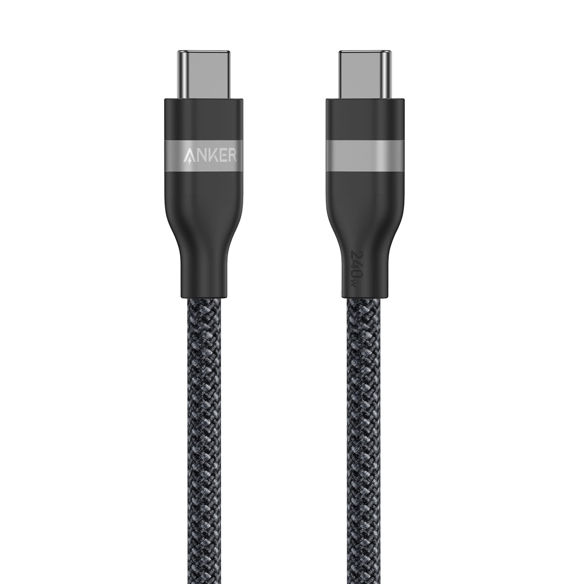 Anker USB-C to USB-C Cable (3 ft / 6 ft, 240W, Upcycled-Braided) - A-1 Thread Vault