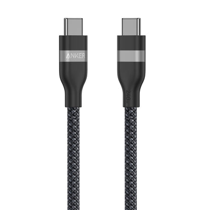 Anker USB-C to USB-C Cable (3 ft / 6 ft, 240W, Upcycled-Braided) - A-1 Thread Vault