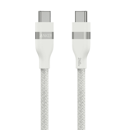Anker USB-C to USB-C Cable (3 ft / 6 ft, 240W, Upcycled-Braided) - A-1 Thread Vault