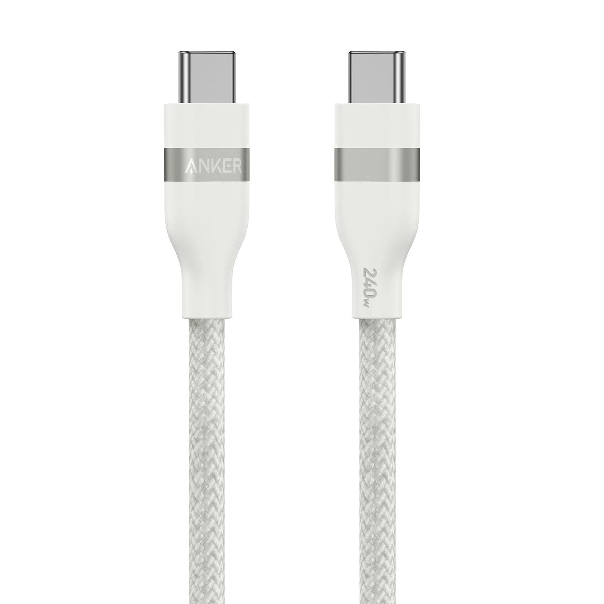 Anker USB-C to USB-C Cable (3 ft / 6 ft, 240W, Upcycled-Braided) - A-1 Thread Vault