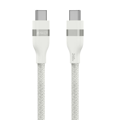 Anker USB-C to USB-C Cable (3 ft / 6 ft, 240W, Upcycled-Braided) - A-1 Thread Vault