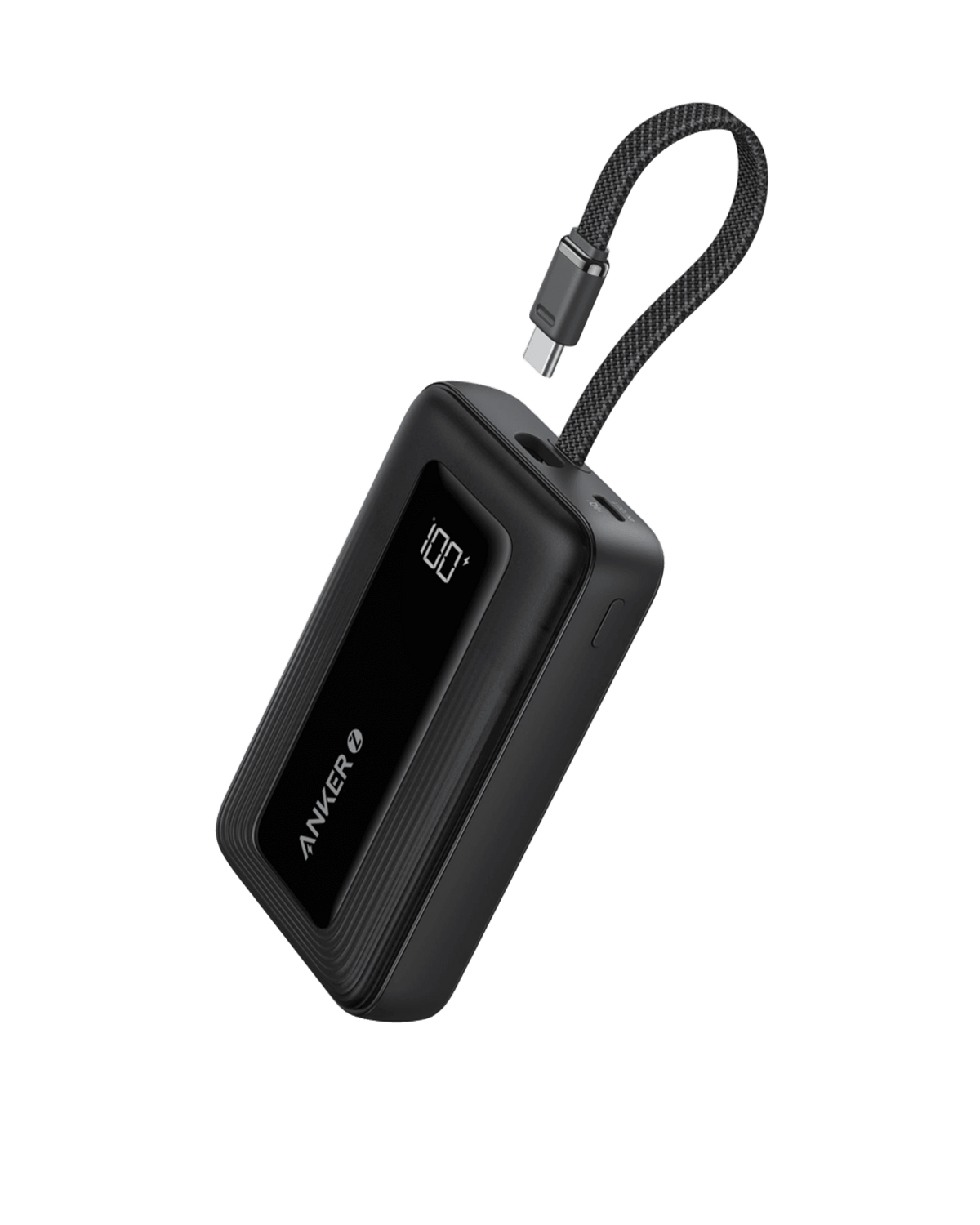 Anker Zolo Power Bank (10K, 30W) with a 5.4-inch (13.7 cm) built-in USB-C cable. - A-1 Thread Vault