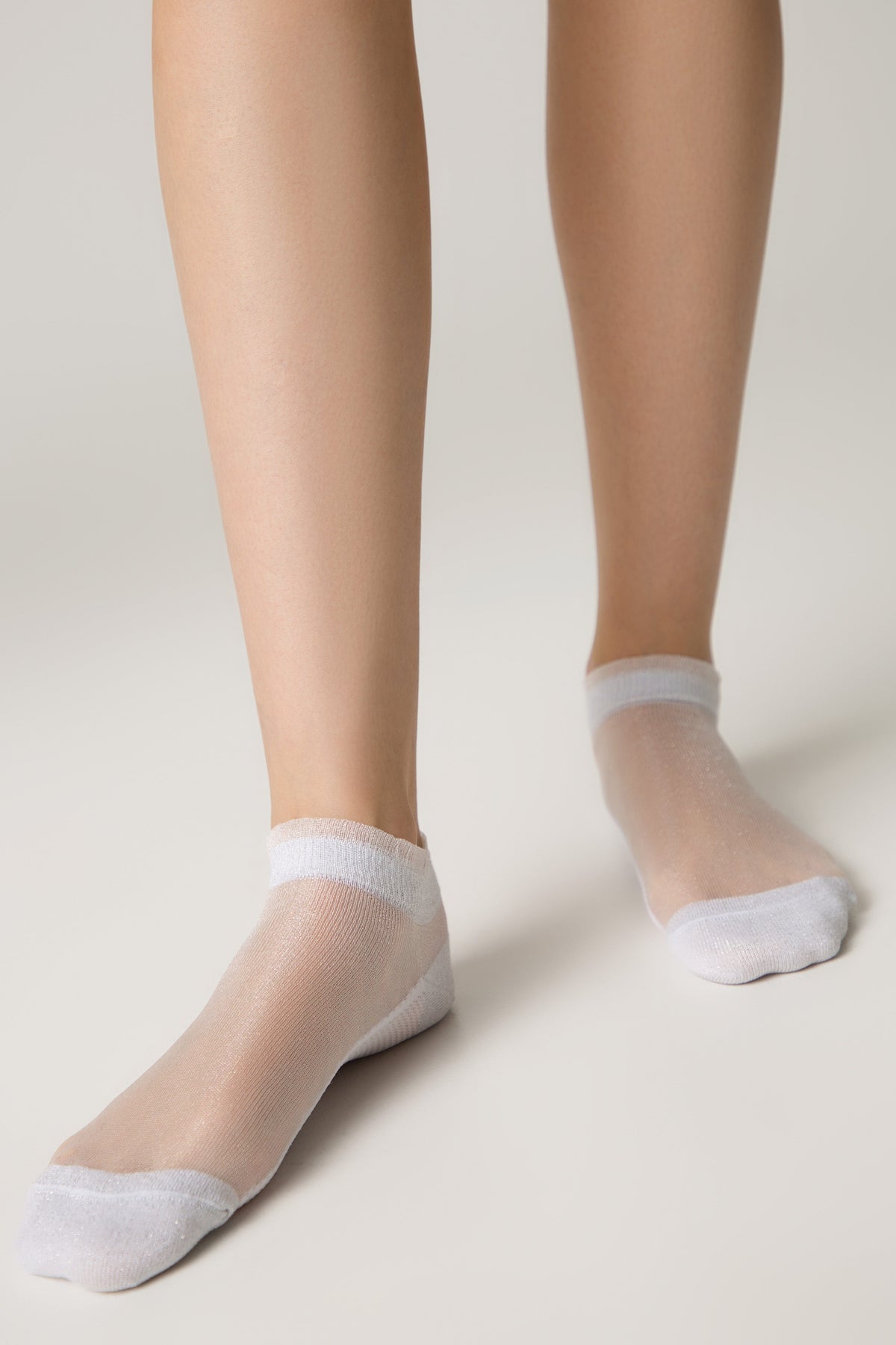 Ankle Socks Conte Active - 229 Transparent with Lurex - A-1 Thread Vault