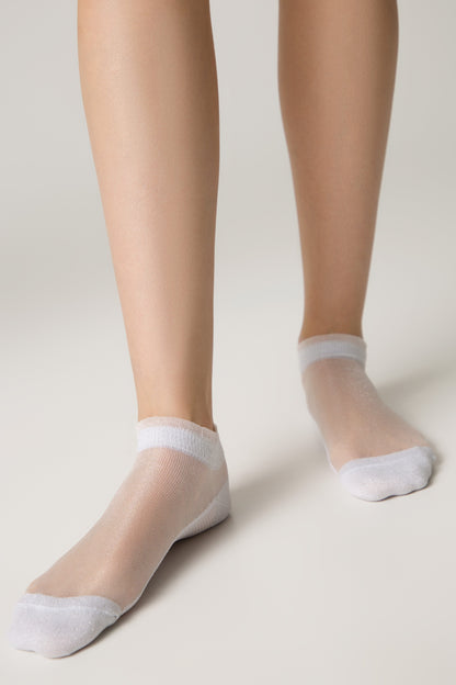 Ankle Socks Conte Active - 229 Transparent with Lurex - A-1 Thread Vault