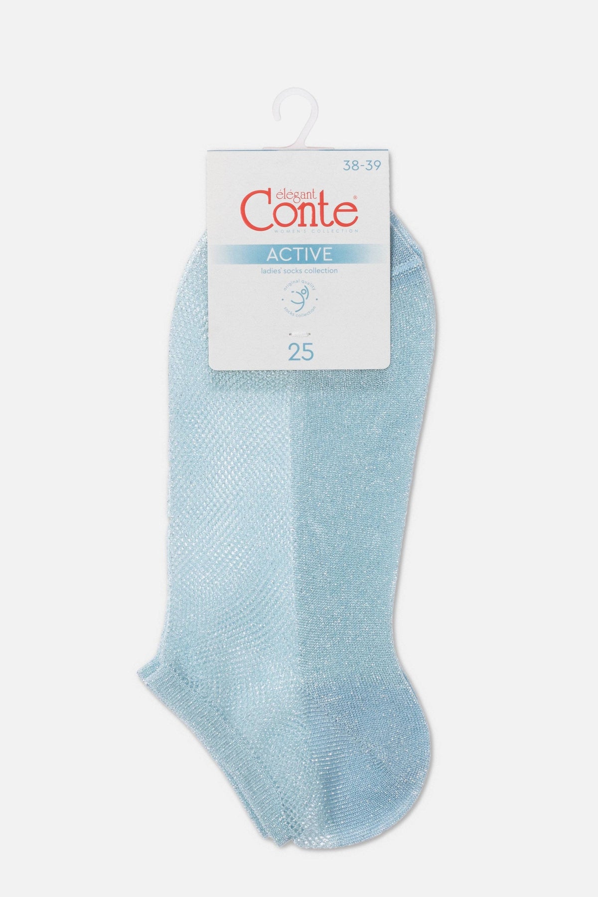 Ankle Socks Conte Active - 277 Viscose With Openwork Weaving - A-1 Thread Vault