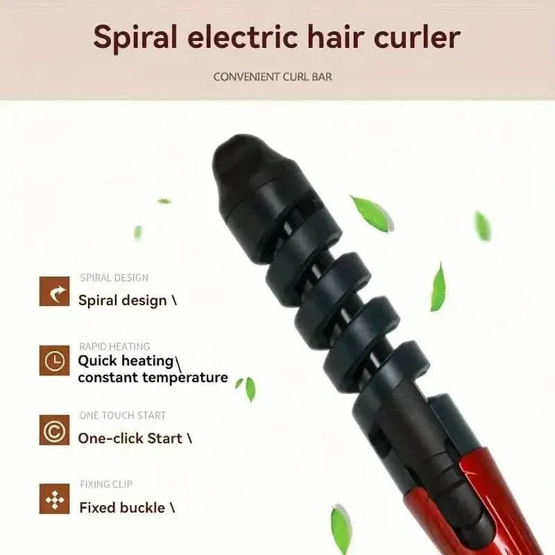 Anti Scald Spiral Curlers, Inner Button Wavy Curlers, Large Curls and Perm - A-1 Thread Vault