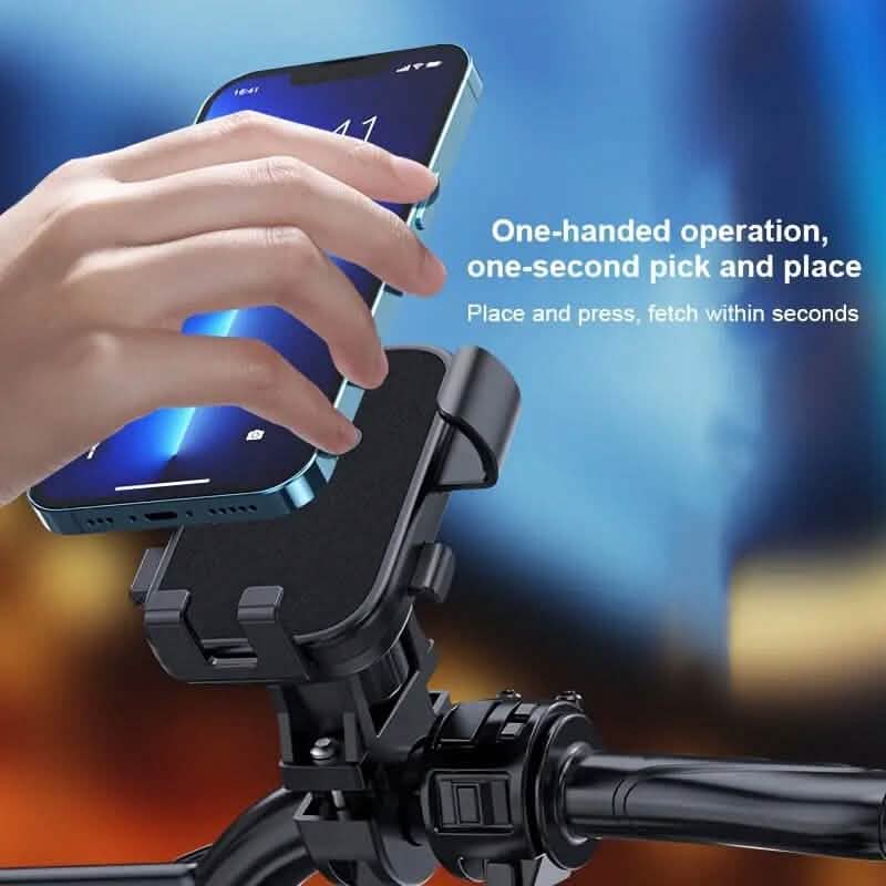 Anti-Slip Mobile Phone Holder Mount for Outdoor Riding and Mountain Biking - A-1 Thread Vault