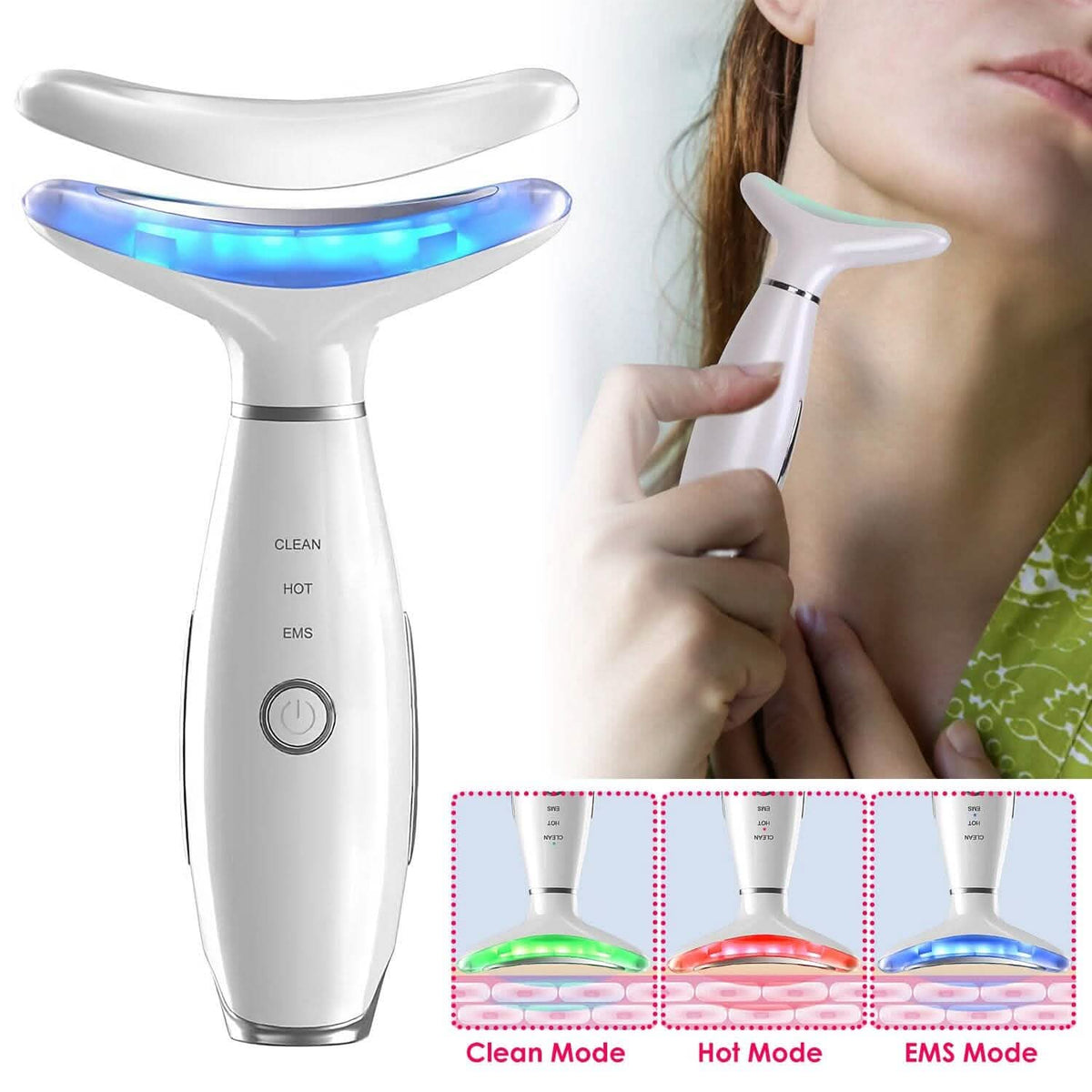 Anti Wrinkles Face Neck Massager Double Chin Reducer - A-1 Thread Vault