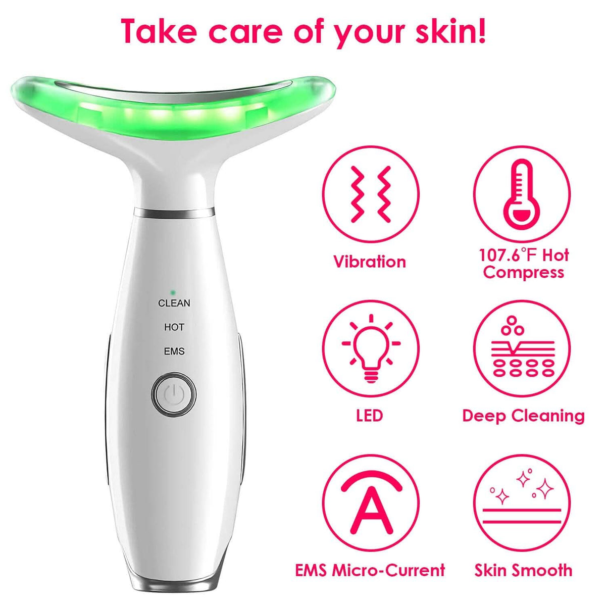 Anti Wrinkles Face Neck Massager Double Chin Reducer - A-1 Thread Vault