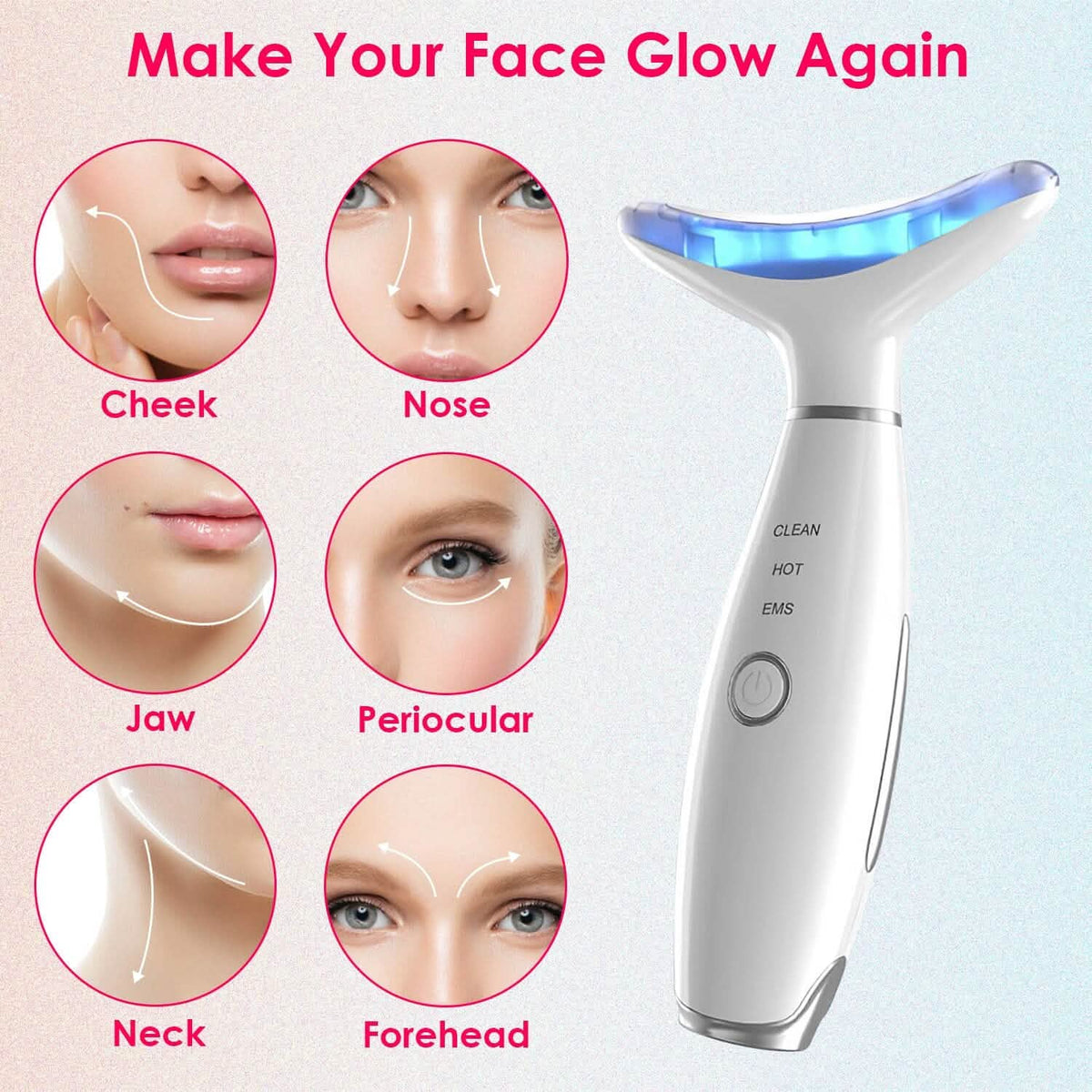 Anti Wrinkles Face Neck Massager Double Chin Reducer - A-1 Thread Vault