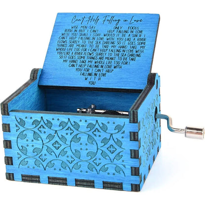 Antique Engraved Musical Box Can't Help Falling in Love - A-1 Thread Vault