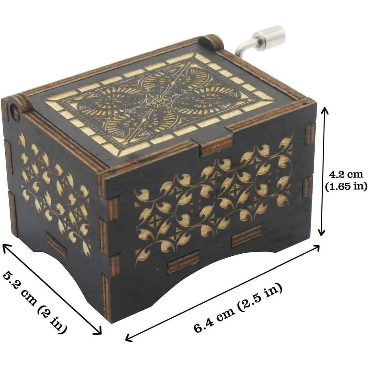 Antique Engraved Musical Box Can't Help Falling in Love - A-1 Thread Vault