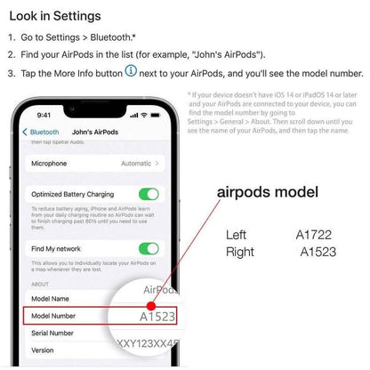 Apple AirPods Right A1523, Left A1722 or Charging Case A1602 (1st generation) (Refurbished) - A-1 Thread Vault