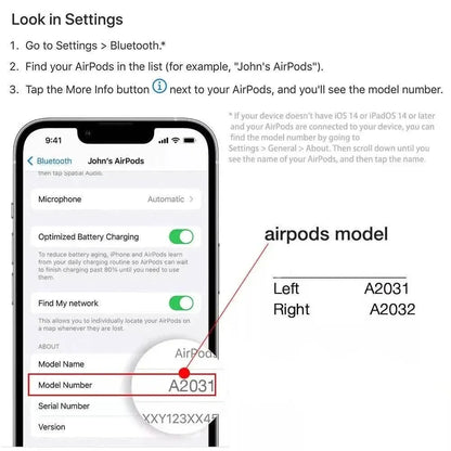 Apple AirPods Right A2032, Left A2031 or Charging Case A1938 (2nd Generation) (Refurbished) - A-1 Thread Vault
