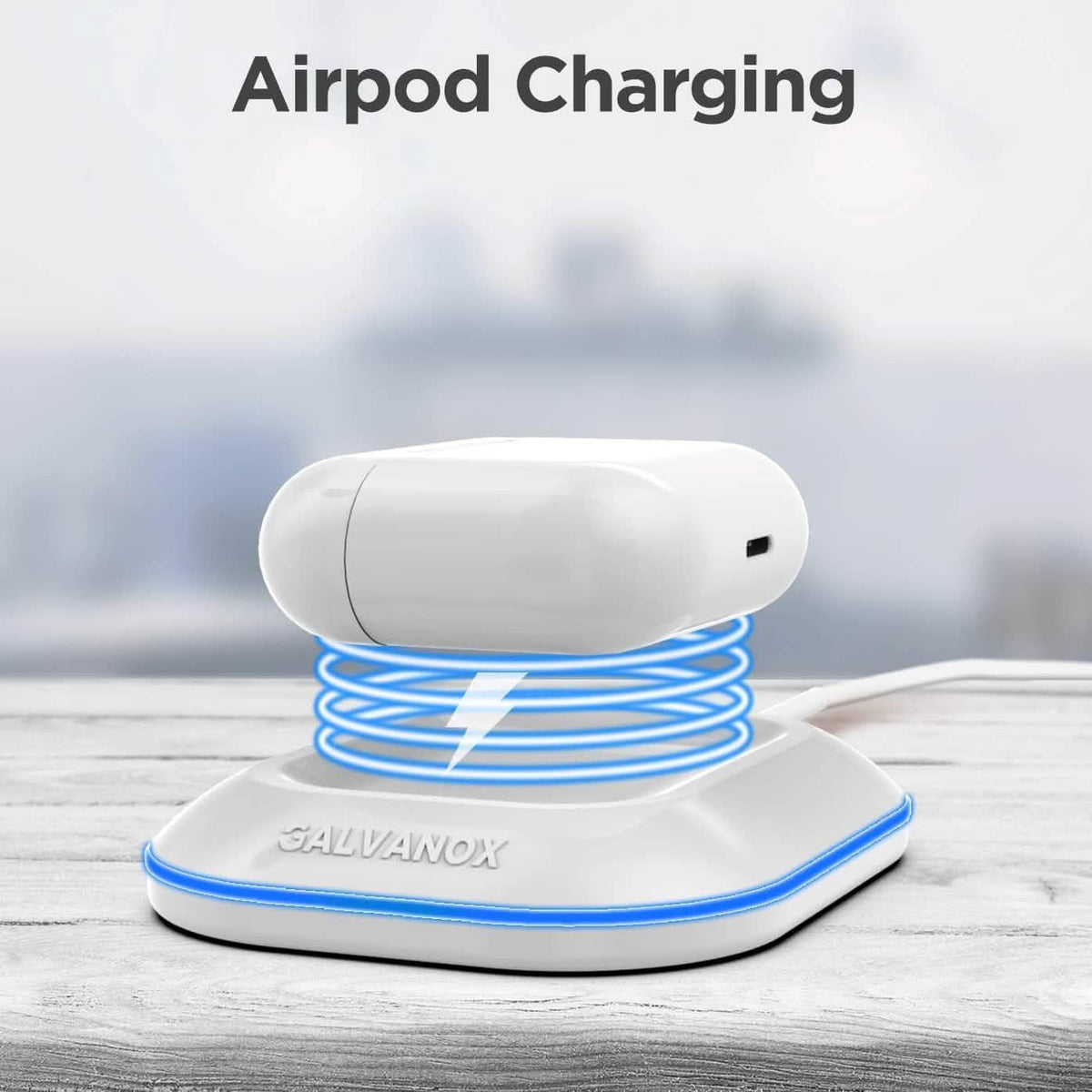 Apple AirPods Wireless Charger - Magnetic Charging Dock for AirPods Pro - A-1 Thread Vault