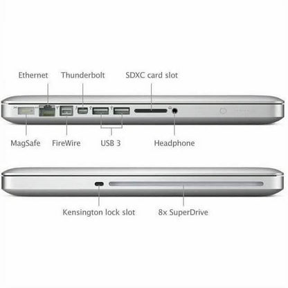 Apple MacBook Pro Core i7 2.9GHz 8GB RAM 750GB HD 13 MD102LL/A (Refurbished) - A-1 Thread Vault