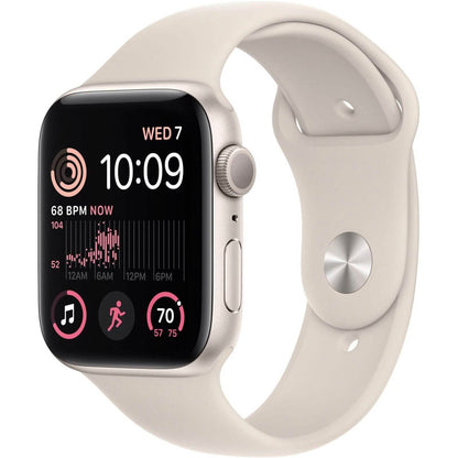 Apple Watch SE 2nd Gen 40mm GPS Starlight with S/M Starlight Sports Band (Refurbished) - A-1 Thread Vault