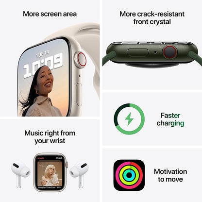 Apple Watch Series 7 GPS + Cellular 4G (Refurbished) - A-1 Thread Vault
