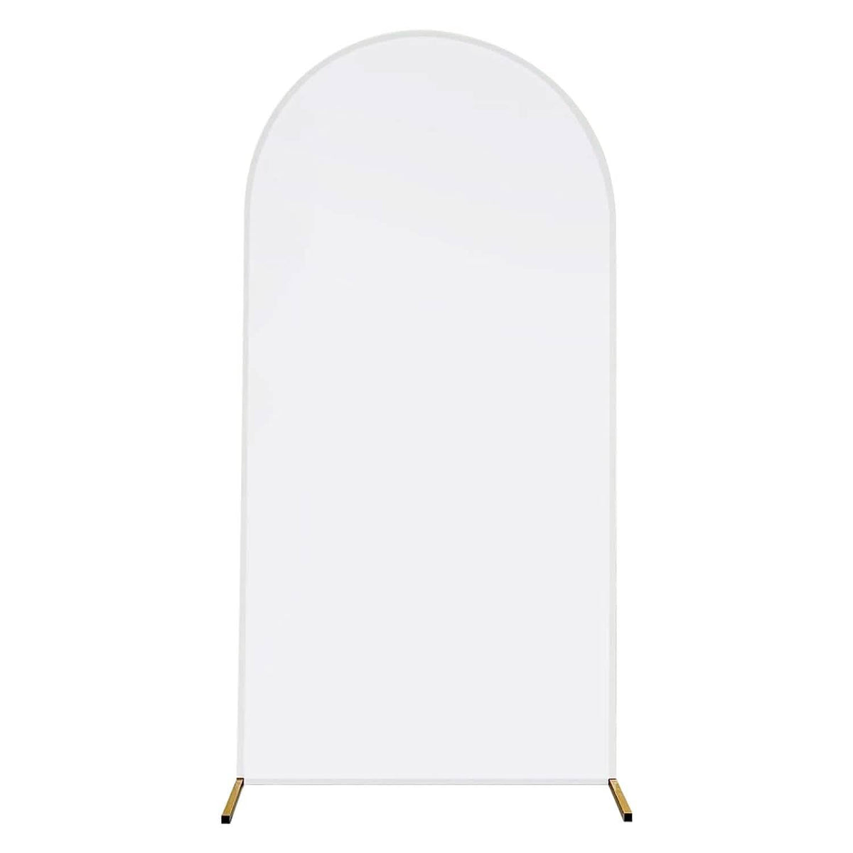 Arch Backdrop Stand Cover White Spandex Fitted Double-Sided Background Covering - A-1 Thread Vault
