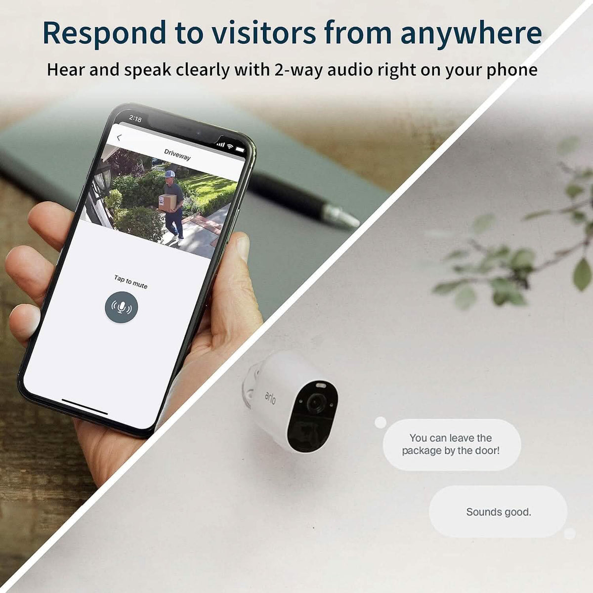 Arlo Essential Spotlight Camera (Refurbished) - A-1 Thread Vault