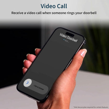 Arlo Video Doorbell 2K (2nd Generation) – Battery Operated or Wired Doorbell (Refurbished) - A-1 Thread Vault
