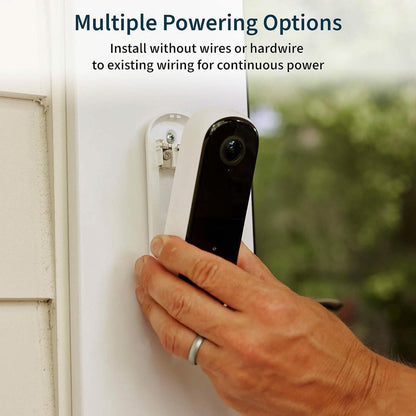 Arlo Video Doorbell 2K (2nd Generation) – Battery Operated or Wired Doorbell (Refurbished) - A-1 Thread Vault