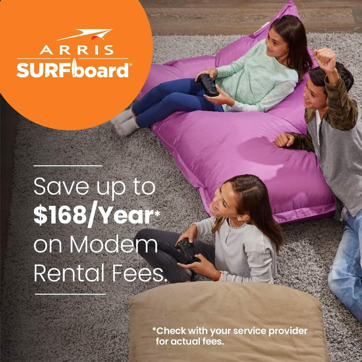 ARRIS SURFboard SBG8300 DOCSIS 3.1 Gigabit Cable Modem & AC2350 Wi-Fi Router (Refurbished) - A-1 Thread Vault